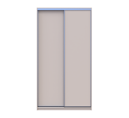 Šatní skříň s posuvnými dveřmi Doros City Light Kašmír 2 dveře 120×60×225 (80736329)