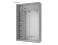 Šatní skříň s posuvnými dveřmi Doros City Light Kašmír 2 dveře 150×45×225 (80736350)
