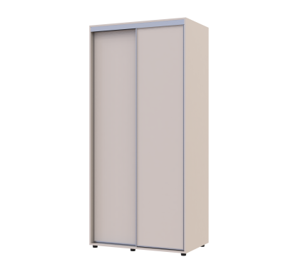 Šatní skříň s posuvnými dveřmi Doros Sigma Slim Kašmír 2 dveře 100x60x214.4 (42005453)