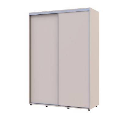 Šatní skříň s posuvnými dveřmi Doros Sigma Slim Kašmír 2 dveře 150x60x214.4 (42005458)