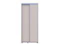 Šatní skříň s posuvnými dveřmi Doros Sigma Slim Kašmír 2 dveře 90x60x214.4 (42005452)