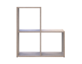 Regál Doros Step 2×2 Dub Sonoma otevřený 69×28,8×71,4 (41516155)
