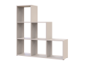 Regál Doros Step 3×3 Kašmír otevřený 102,6×28,8×106,1 (41516163)