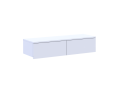 Toaletní stolek Doros Levia Bílý 2 zásuvky 100x32x22 (41516092)