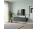 TV stolek Doros Levia Antracit 3 dveře 130x35x33 (41516289)