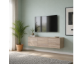 TV stolek Doros Levia Dub Sonoma 3 dveře 130x35x33 (41516301)