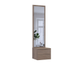 Komoda se zrcadlem Doros Sola Cannolo/Kašmír 2 dveře / zrcadlo 45×40×168.6 (44900371)